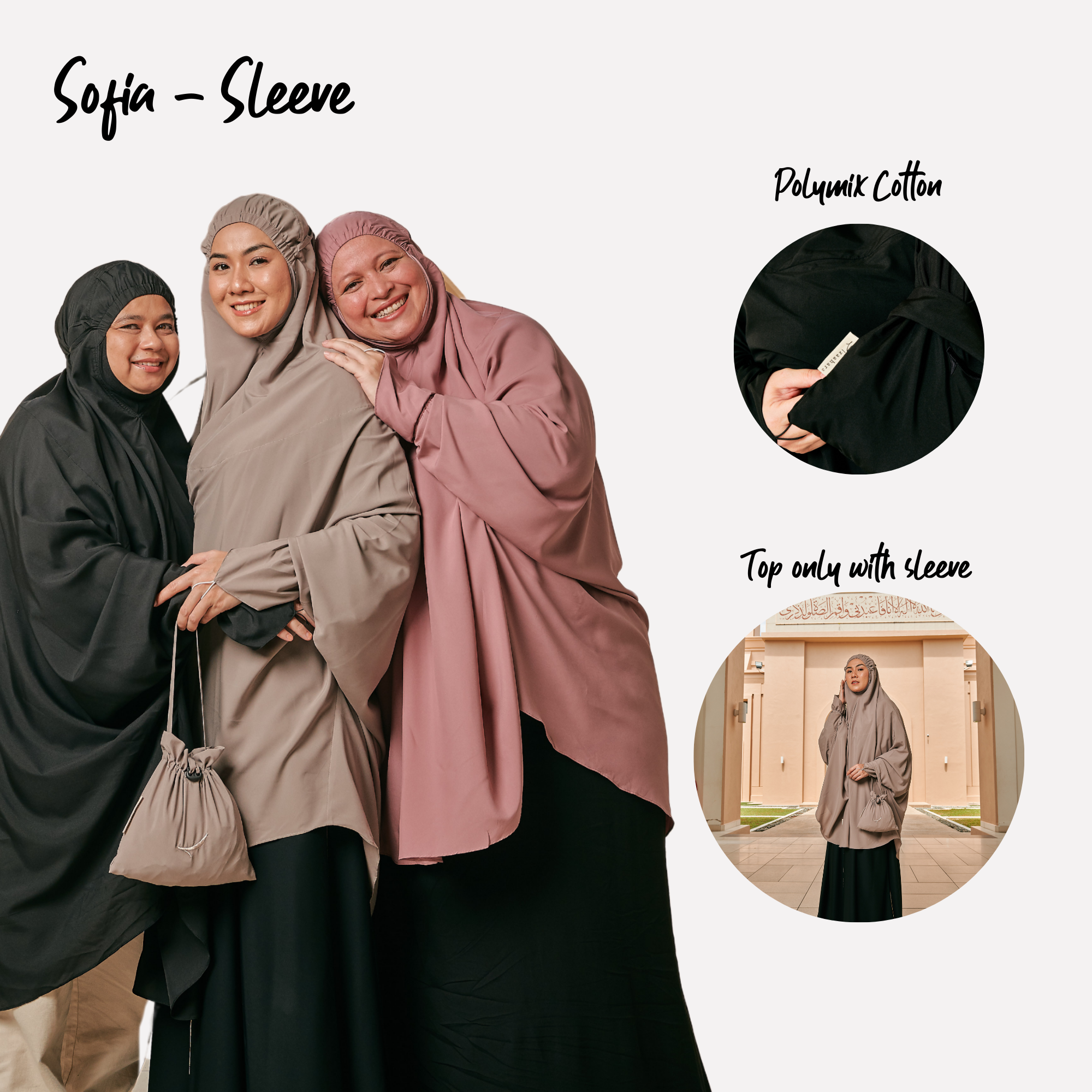On-The-Go Prayerwear - Sofia Sleeves (Top Only)