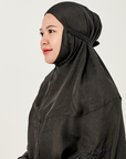 Telekung Nour (Prayerwear) in Black