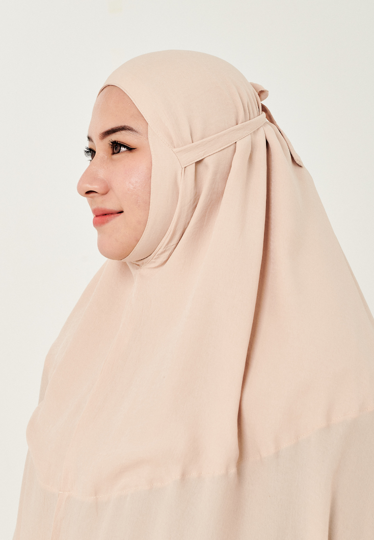 Telekung Nour (Prayerwear) in Nude