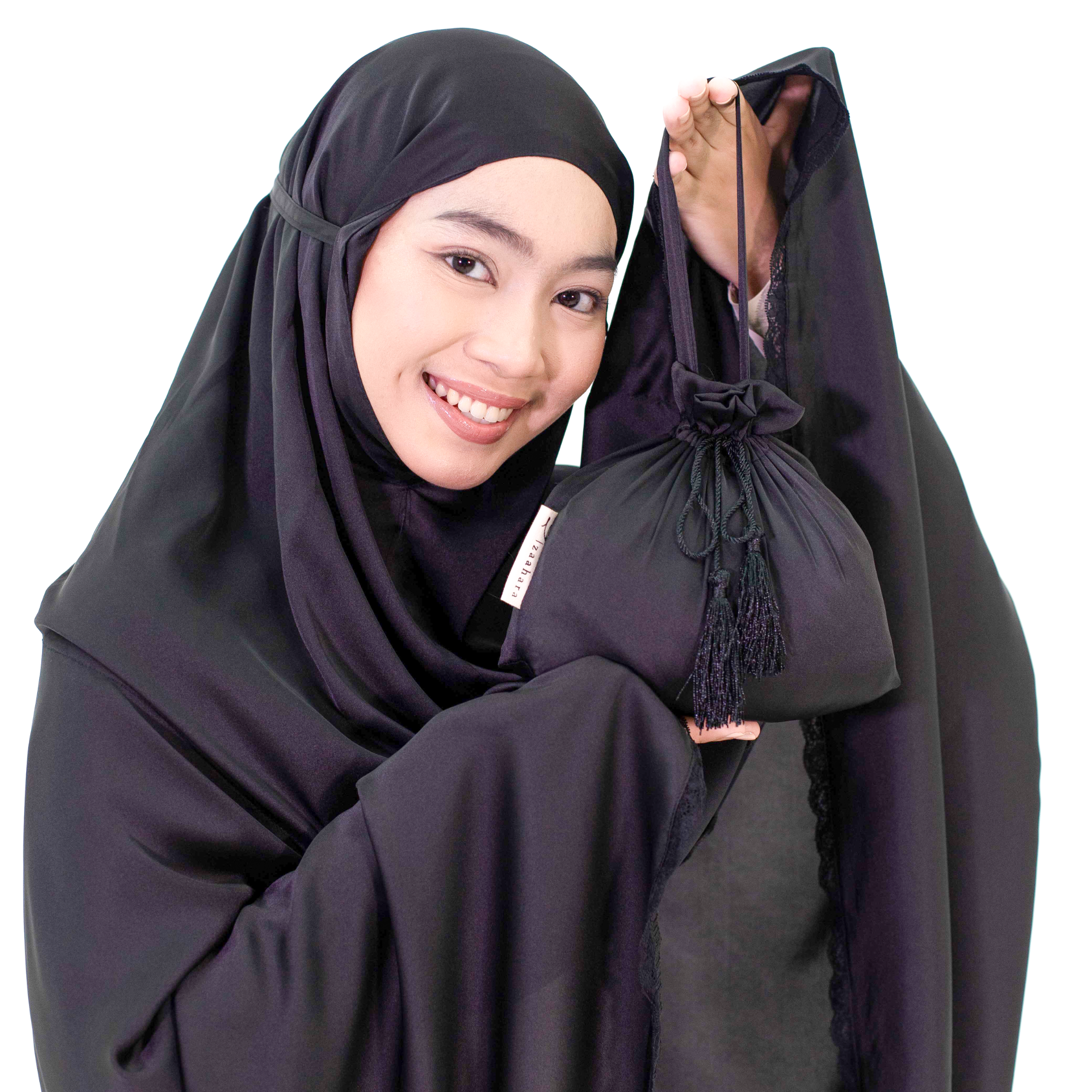 Khadeeja Sateen Prayerwear - Telekung Khadeeja Satin