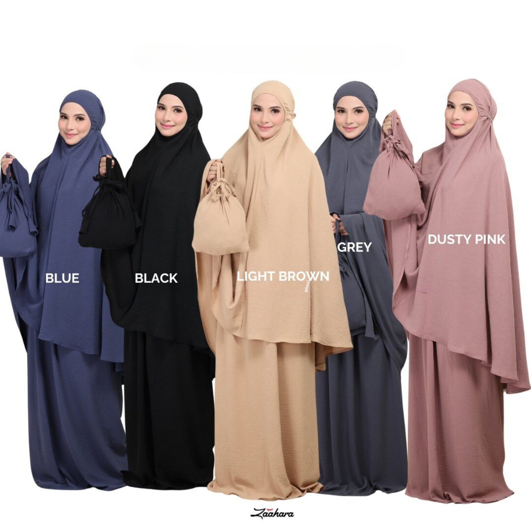 Affordable wakaf telekung set for NGOs and zakat centers