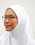 Zayna Instant Hijab - Tudung Umrah Denim Cotton