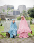 Zaahara x Nade El Luna : Little Miss Zaynab Telekung in Aqua