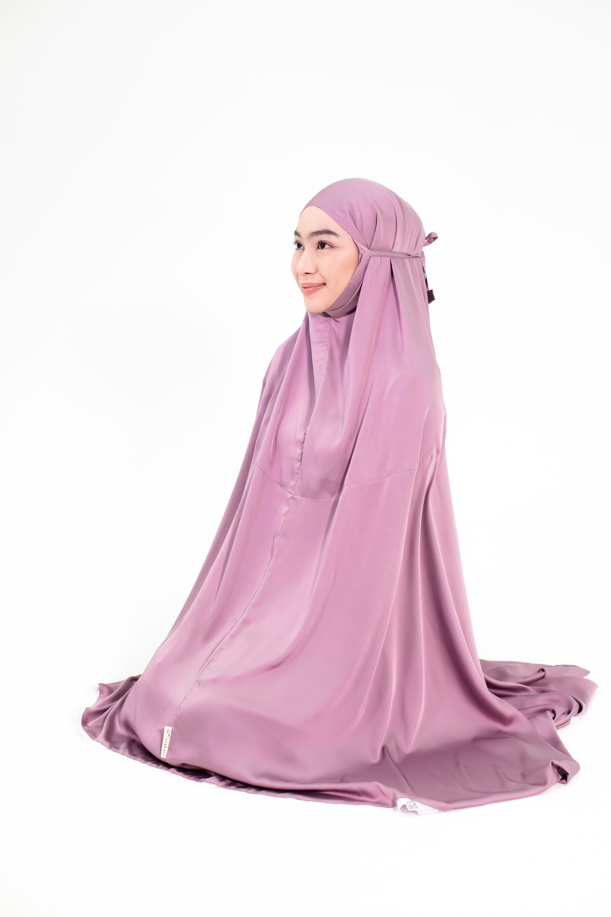 Khadeeja Sateen Prayerwear - Telekung Khadeeja Satin