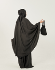 Telekung Nour (Prayerwear) in Black