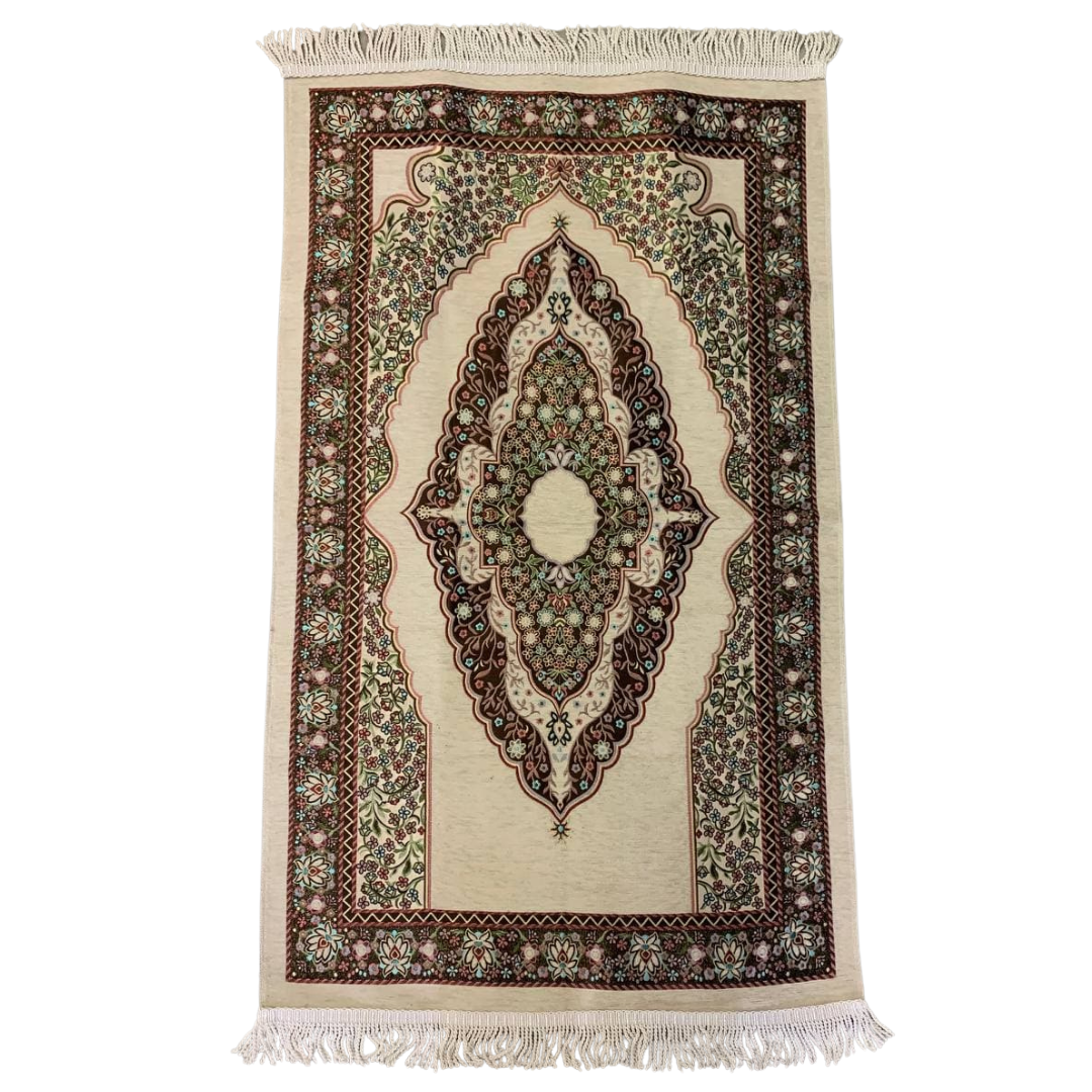 Hiqmah Turkey Prayer Mat - Cream