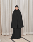 Telekung Hidaya - Black
