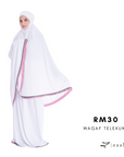 Affordable Telekung Arafah for wakaf at surau and masjids