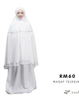 Affordable Telekung Arafah for wakaf at surau and masjids