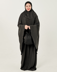 Telekung Nour (Prayerwear) in Black