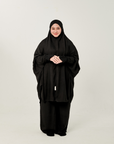 Nayla Jilbab Set in Black (Solat-ready Attire)