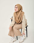 NAFAS Active Instant Hijab in Khaki