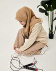 NAFAS Active Instant Hijab in Khaki