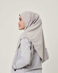 NAFAS Active Instant Hijab in Silver Grey