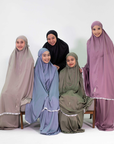 Khadeeja Sateen Prayerwear - Telekung Khadeeja Satin