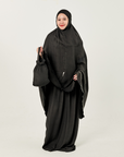 Telekung Nour (Prayerwear) in Black