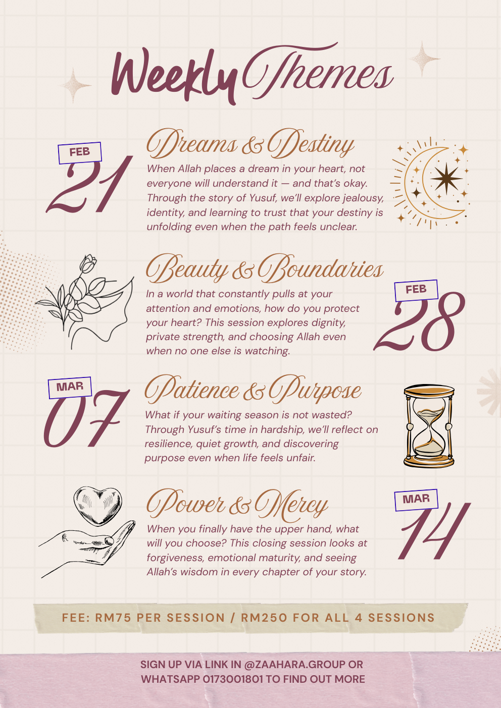 Teens Tadabbur - A Ramadan Journey Through Surah Yusuf (Girls)