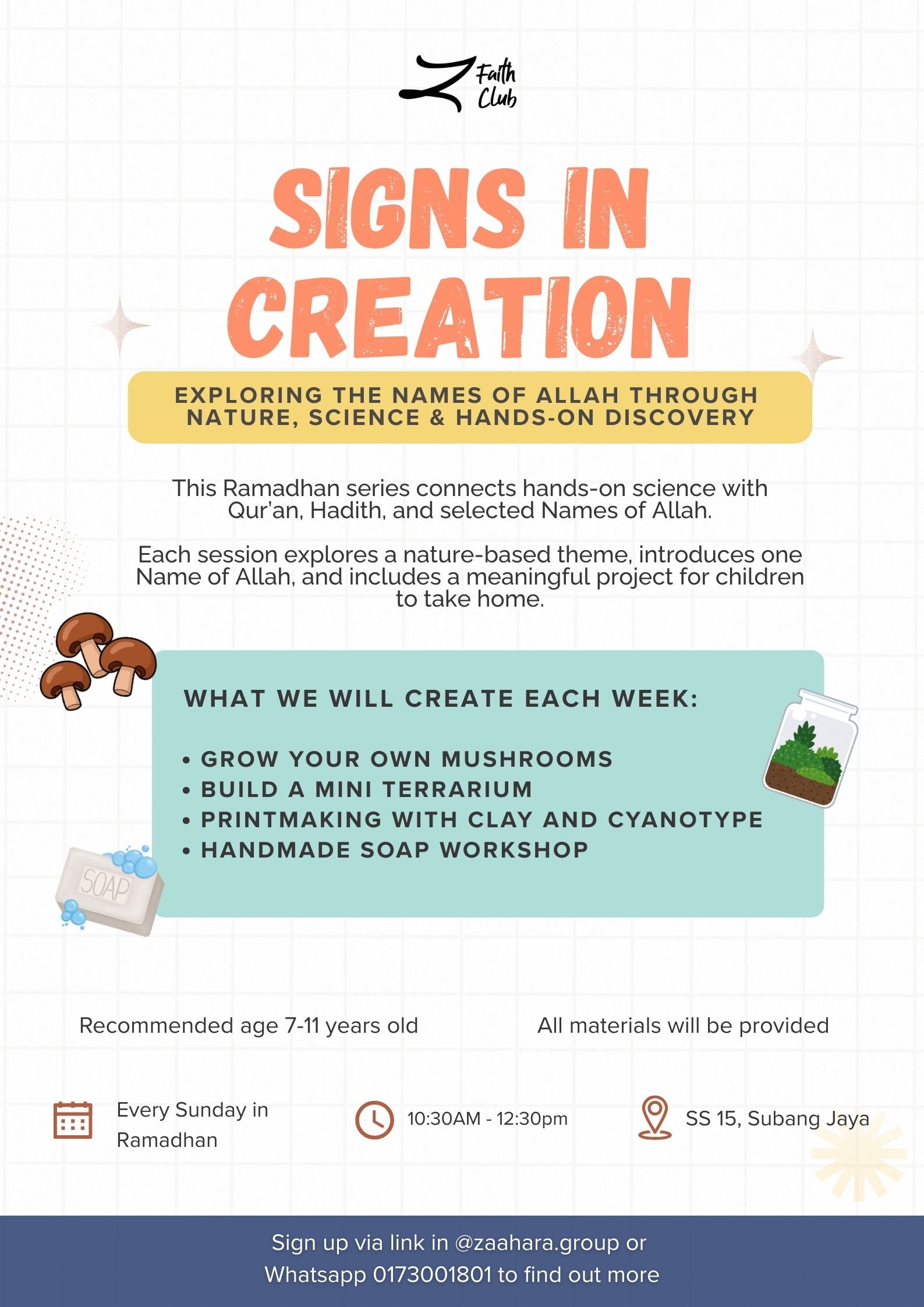 Signs in Creation - Exploring the Names of Allah Through Nature, Science &amp; Hands-On Discovery