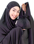 Khadeeja Sateen Prayerwear - Telekung Khadeeja Satin