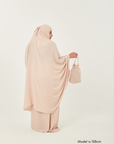 Telekung Nour (Prayerwear) in Nude