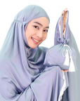 Khadeeja Sateen Prayerwear - Telekung Khadeeja Satin