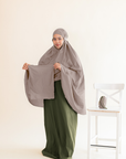 On-The-Go Prayerwear -  Duo Tone Marisa Telekung in Taupe ( Limited Edition )