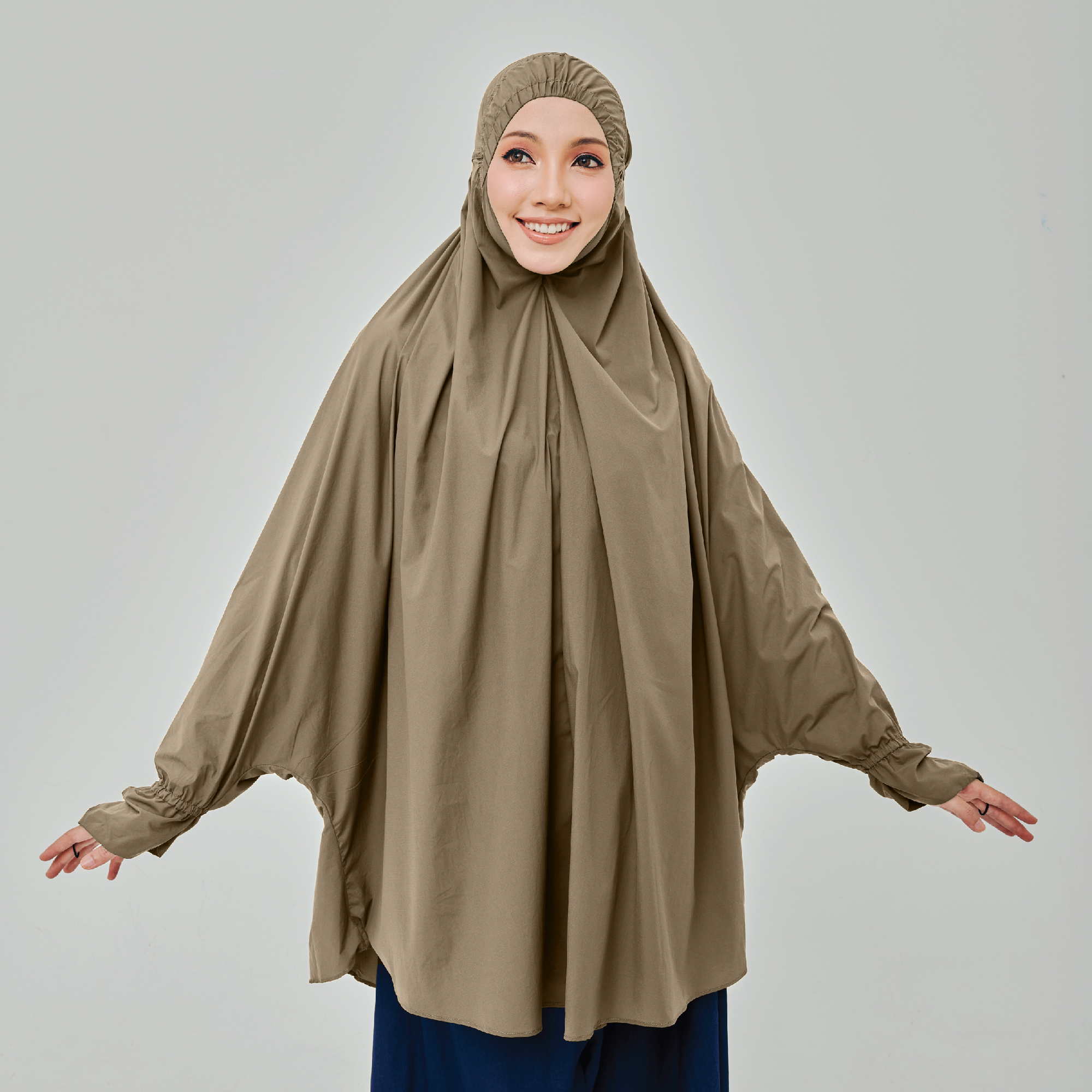 On-The-Go Prayerwear - Marisa Sleeved in Walnut (Top only with Sleeve)