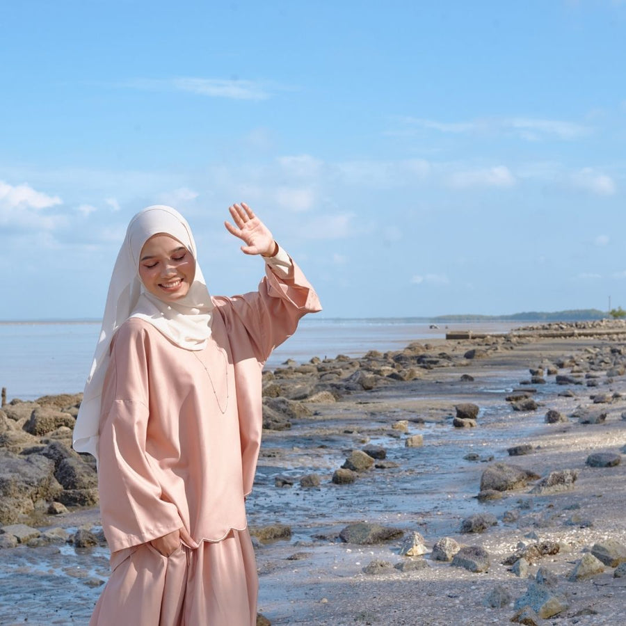 JELITA Loose Kedah Set in Irish Nude
