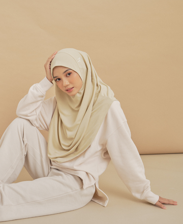NAFAS Active Hijab in Nude