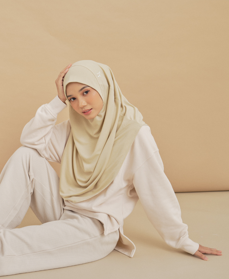 NAFAS Active Hijab in Nude