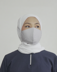 Zaahara Hijabi Face Mask in Grey