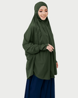 On-The-Go Prayerwear - Marisa Sleeved in Army Green (Top only with Sleeve)