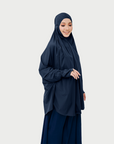 On-The-Go Prayerwear - Marisa Sleeved in Navy Blue (Top only with Sleeve)