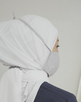 Zaahara Hijabi Face Mask in Grey