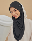 NAFAS Active Instant Hijab in Black