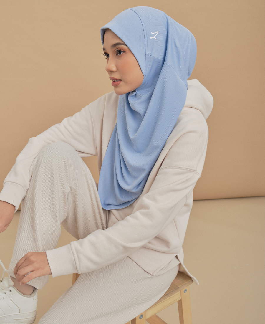 NAFAS Active Hijab in Powder Blue