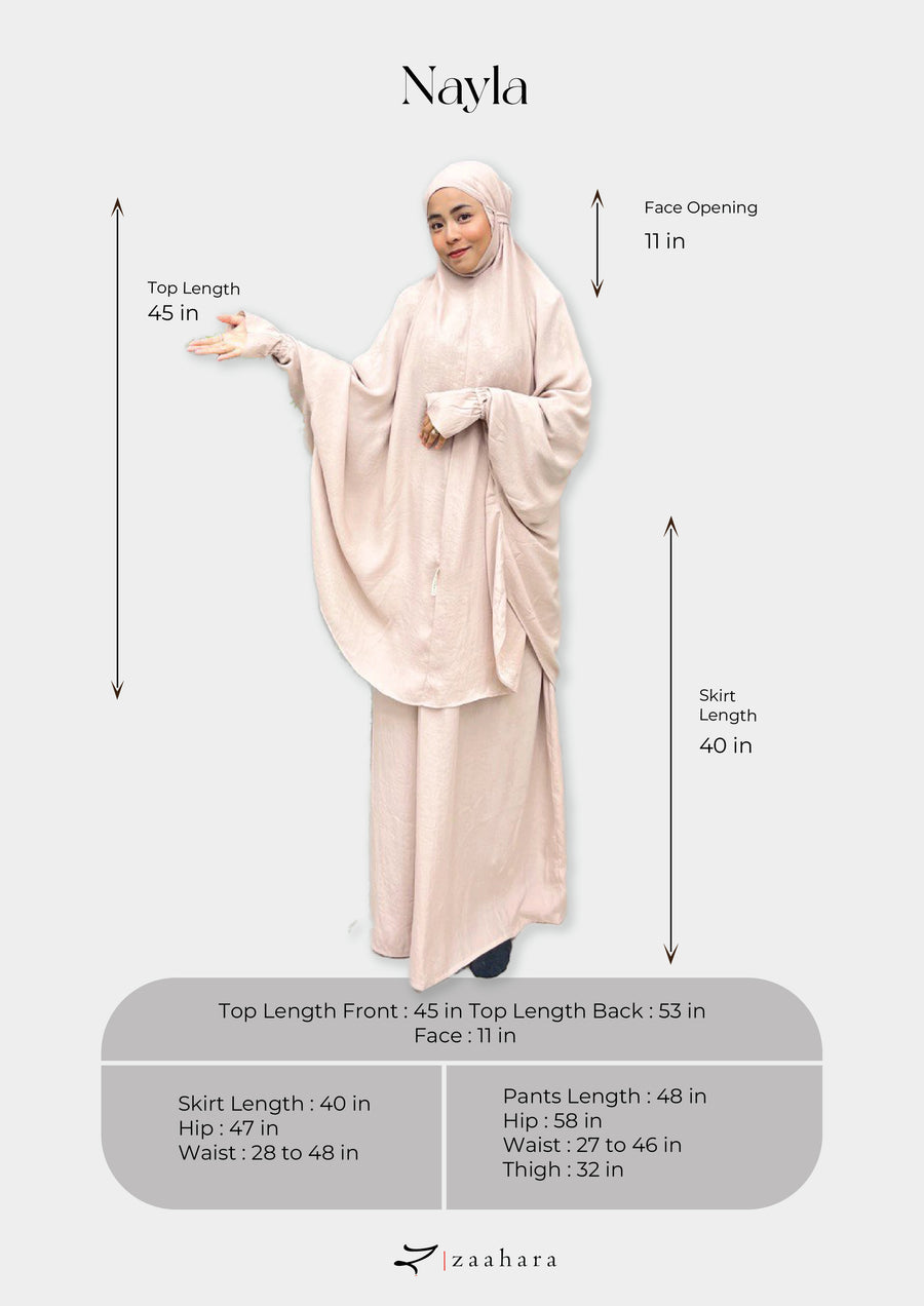 Jilbab or telekung with a new modern twist
