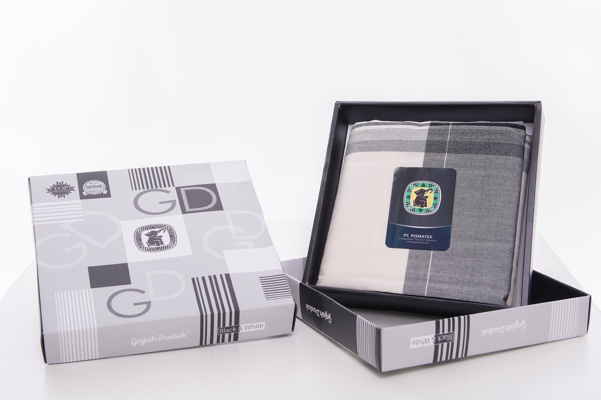 packaging kemas kain pelikat gajah duduk 